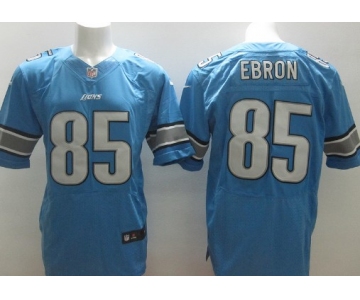 Nike Detroit Lions #85 Eric Ebron Light Blue Elite Jersey