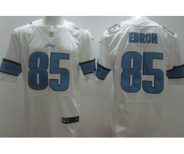 Nike Detroit Lions #85 Eric Ebron White Elite Jersey