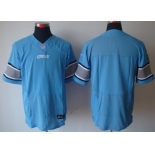 Nike Detroit Lions Blank Light Blue Elite Jersey