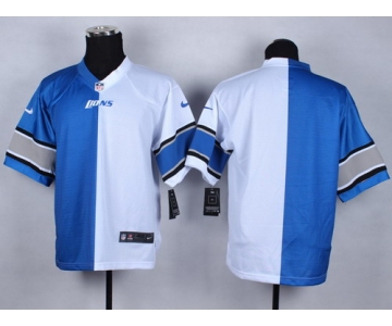 Nike Detroit Lions Blank Light Blue/White Two Tone Elite Jersey