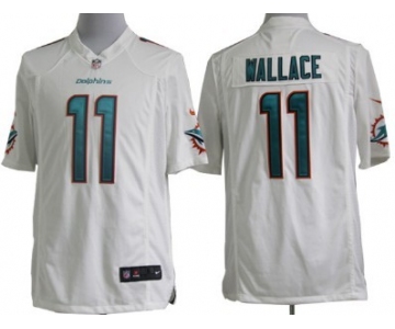 Nike Miami Dolphins #11 Mike Wallace 2013 White Game Jersey
