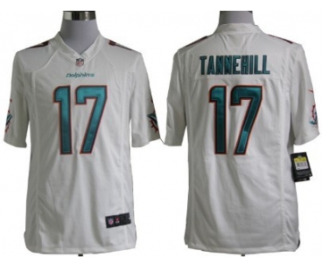 Nike Miami Dolphins #17 Ryan Tannehill 2013 White Game Jersey