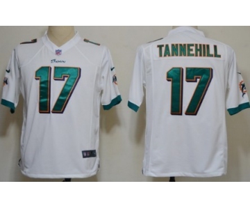 Nike Miami Dolphins #17 Ryan Tannehill White Game Jersey