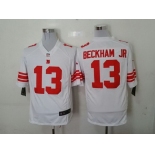 Nike New York Giants #13 Odell Beckham Jr White Game Jersey