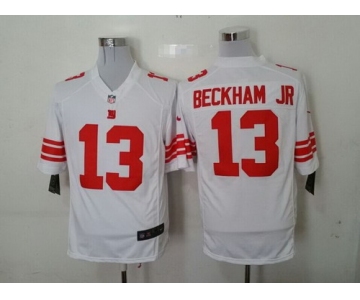 Nike New York Giants #13 Odell Beckham Jr White Game Jersey