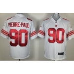 Nike New York Giants #90 Jason Pierre-Paul White Game Jersey