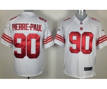 Nike New York Giants #90 Jason Pierre-Paul White Game Jersey