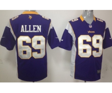 Nike Minnesota Vikings #69 Jared Allen Purple Game Jersey