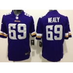 Nike Minnesota Vikings #69 Spencer Nealy 2013 Purple Game Jersey