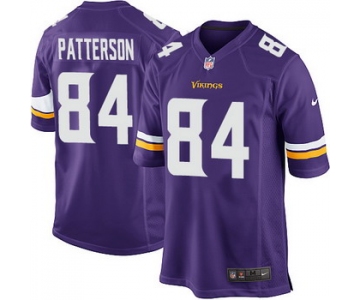 Nike Minnesota Vikings #84 Cordarrelle Patterson 2013 Purple Game Jersey