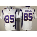 Nike Minnesota Vikings #85 Greg Childs White Game Jersey