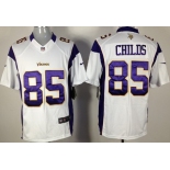 Nike Minnesota Vikings #85 Greg Childs White Game Jersey