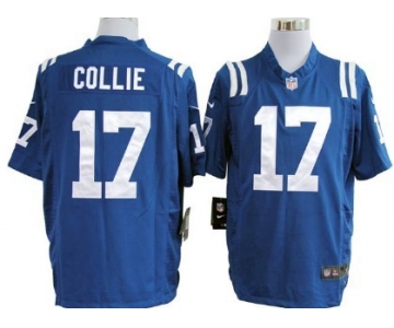 Nike Indianapolis Colts #17 Austin Collie Blue Game Jersey