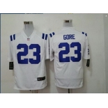 Nike Indianapolis Colts #23 Frank Gore White Game Jersey