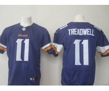 Men's Minnesota Vikings #11 Laquon Treadwell Purple Team Color NFL Nike Elite Jersey