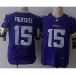 Men's Minnesota Vikings #15 Isaac Fruechte 2013 Nike Purple Elite Jersey
