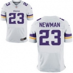 Men's Minnesota Vikings #23 Terence Newman White Road NFL Nike Elite Jersey