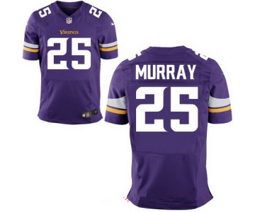 Men's Minnesota Vikings #25 Latavius Murray Purple Team Color Stitched NFL Nike Elite Jersey