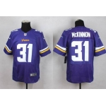 Men's Minnesota Vikings #31 Jerick McKinnon 2013 Nike Purple Elite Jersey