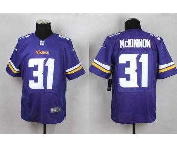 Men's Minnesota Vikings #31 Jerick McKinnon 2013 Nike Purple Elite Jersey