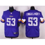 Men's Minnesota Vikings #53 Mick Tingelhoff Purple Retired Player NFL Nike Elite Jersey