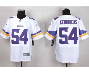 Men's Minnesota Vikings #54 Eric Kendricks 2013 Nike White Elite Jersey