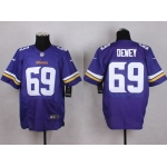 Men's Minnesota Vikings #69 Dewey 2013 Nike Purple Elite Jersey