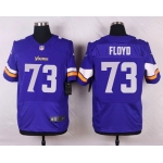 Men's Minnesota Vikings #73 Sharrif Floyd Purple Team Color NFL Nike Elite Jersey