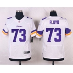 Men's Minnesota Vikings #73 Sharrif Floyd White Road NFL Nike Elite Jersey