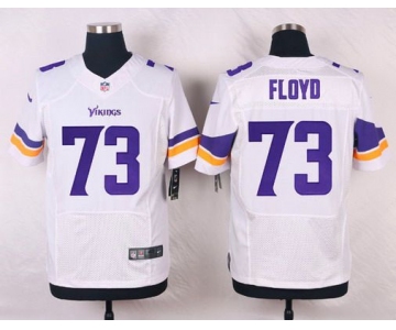 Men's Minnesota Vikings #73 Sharrif Floyd White Road NFL Nike Elite Jersey