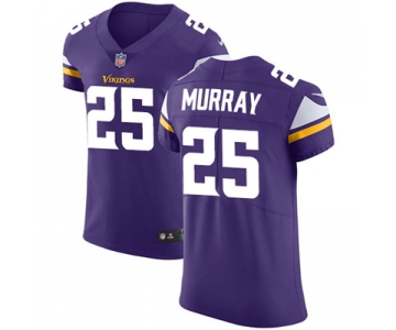 Men's Nike Minnesota Vikings #25 Latavius Murray Purple Team Color Stitched NFL Vapor Untouchable Elite Jersey