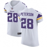 Men's Nike Minnesota Vikings #28 Adrian Peterson White Stitched NFL Vapor Untouchable Elite Jersey