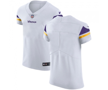 Men's Nike Minnesota Vikings Blank White Stitched NFL Vapor Untouchable Elite Jersey