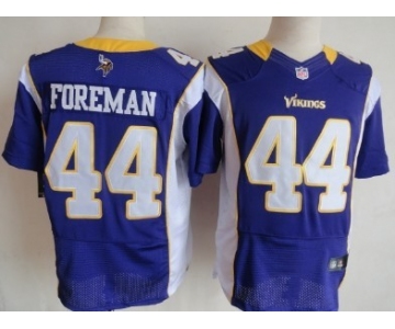 Nike Minnesota Vikings #14 Chuck Foreman Purple Elite Jersey