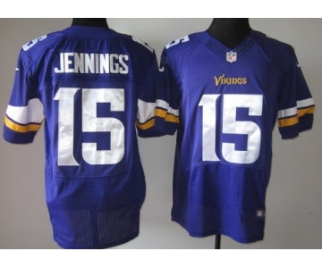 Nike Minnesota Vikings #15 Greg Jennings 2013 Purple Elite Jersey