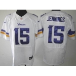 Nike Minnesota Vikings #15 Greg Jennings 2013 White Elite Jersey