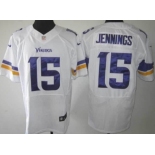 Nike Minnesota Vikings #15 Greg Jennings 2013 White Elite Jersey