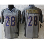 Nike Minnesota Vikings #28 Adrian Peterson 2013 Gray Vapor Elite Jersey