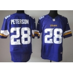 Nike Minnesota Vikings #28 Adrian Peterson 2013 Purple Elite Jersey