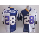 Nike Minnesota Vikings #28 Adrian Peterson Purple/White Two Tone Elite Jersey