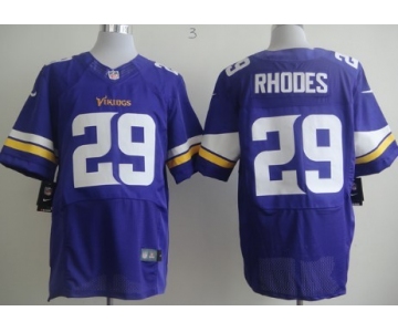 Nike Minnesota Vikings #29 Xavier Rhodes 2013 Purple Elite Jersey