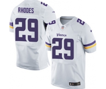 Nike Minnesota Vikings #29 Xavier Rhodes 2013 White Elite Jersey