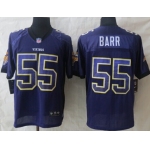 Nike Minnesota Vikings #55 Anthony Barr Drift Fashion Gray Elite Jersey