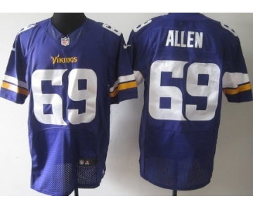 Nike Minnesota Vikings #69 Jared Allen 2013 Purple Elite Jersey