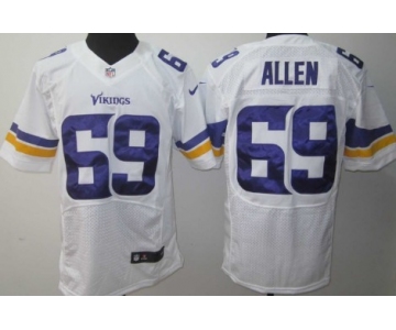 Nike Minnesota Vikings #69 Jared Allen 2013 White Elite Jersey