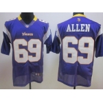 Nike Minnesota Vikings #69 Jared Allen Purple Elite Jersey
