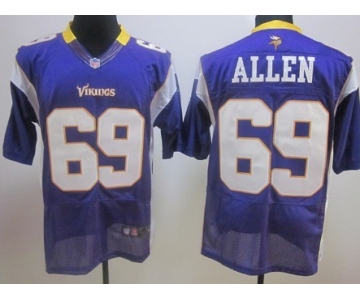 Nike Minnesota Vikings #69 Jared Allen Purple Elite Jersey