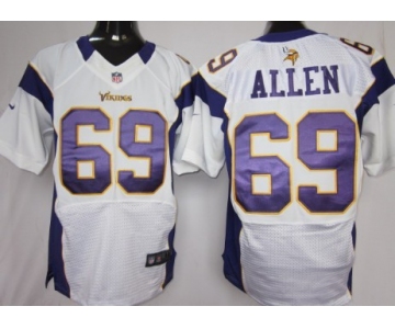 Nike Minnesota Vikings #69 Jared Allen White Elite Jersey