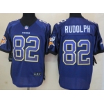 Nike Minnesota Vikings #82 Kyle Rudolph Drift Fashion Purple Elite Jersey