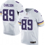 Nike Minnesota Vikings #89 John Carlson 2013 White Elite Jersey